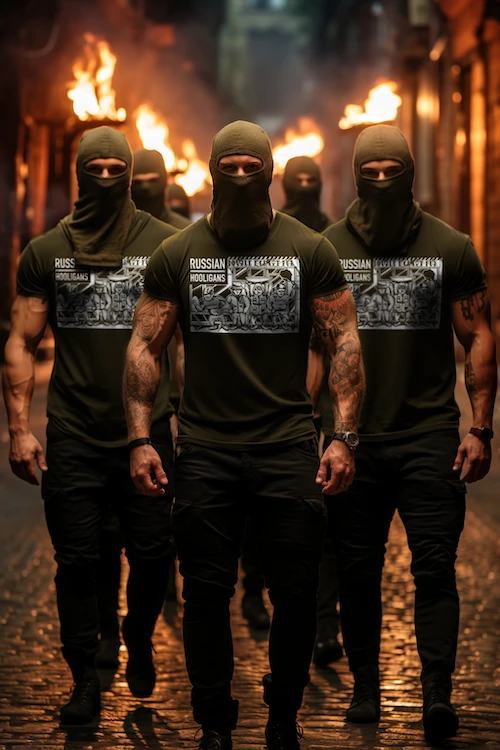 Russian hooligans